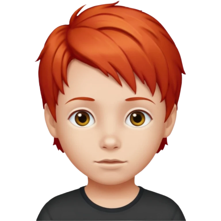child with red hair emoji