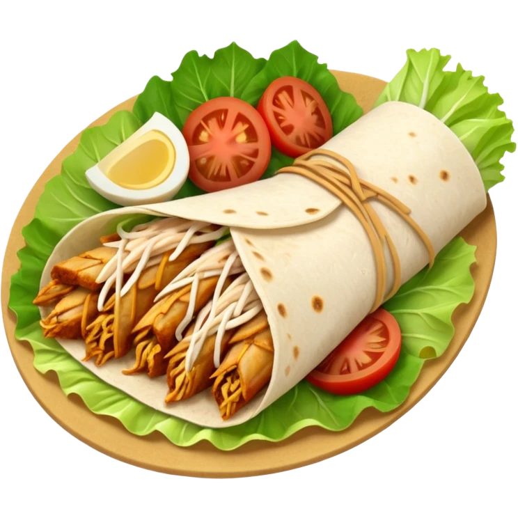 honey adobo chicken wrap from just salad emoji