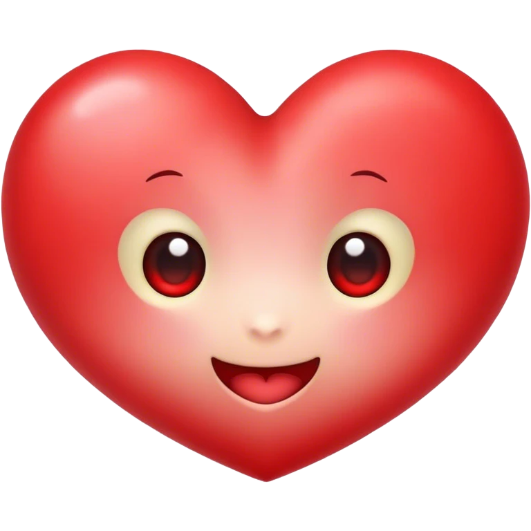 Cute heart emoji