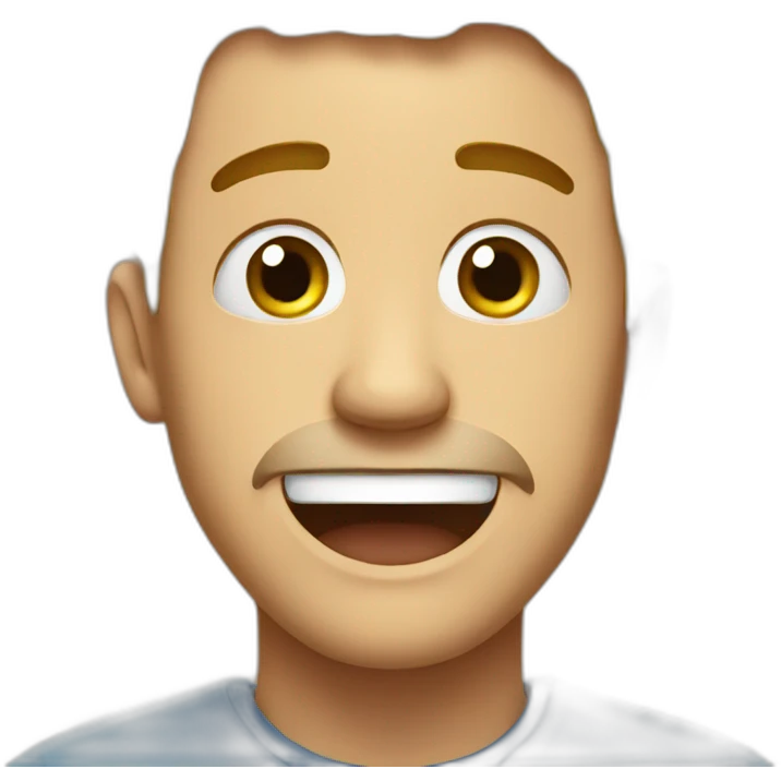 Man, cry and happy emoji