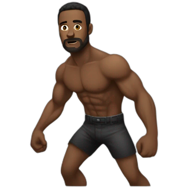 slave muscular emoji