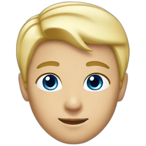 blond-short-hair-blue-eyes emoji