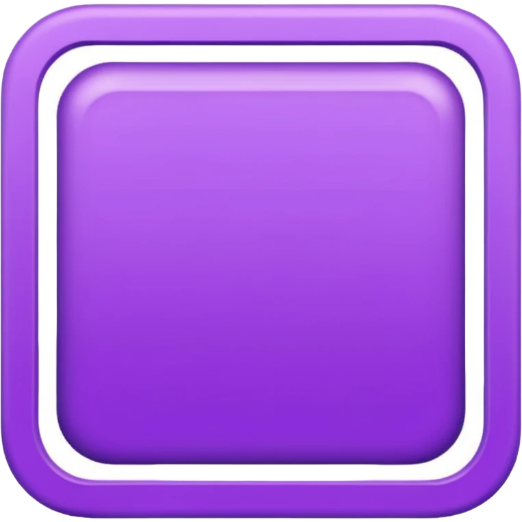 purple Rectangle shape emoji