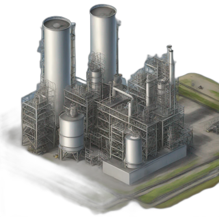 Oil refinery unit emoji