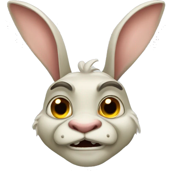 Ogre rabbit emoji