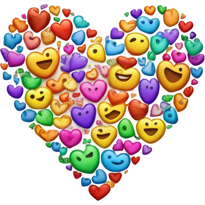 corazón con moños emoji