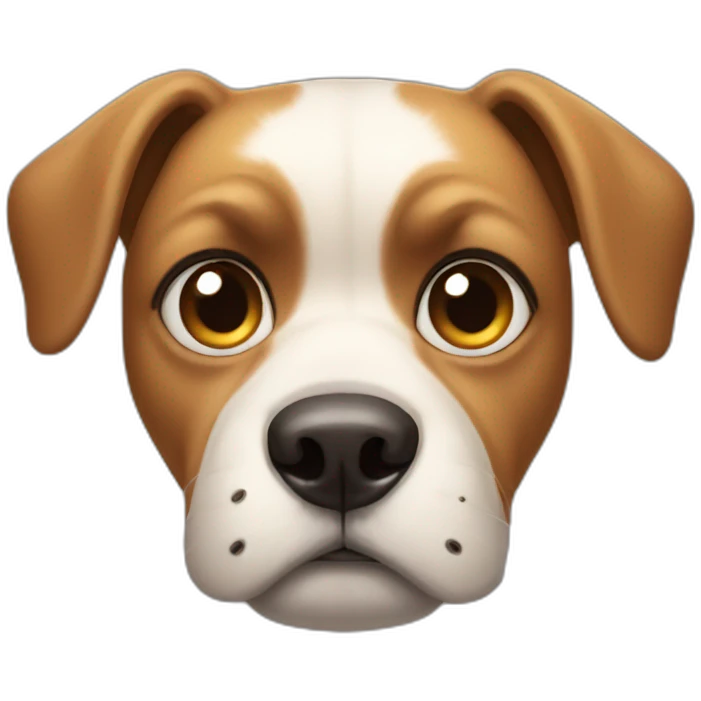 Dog with big sad eyes emoji