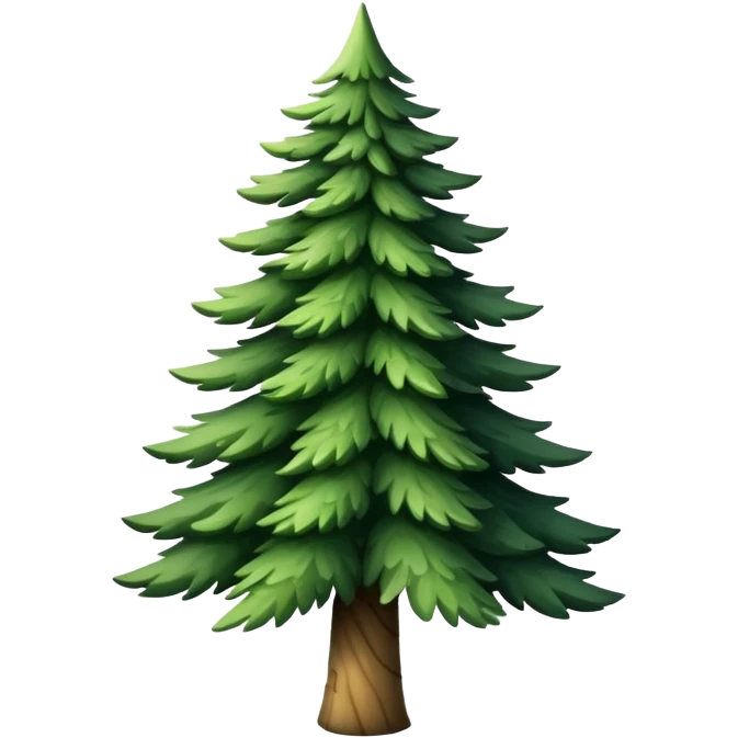 Pine tree emoji