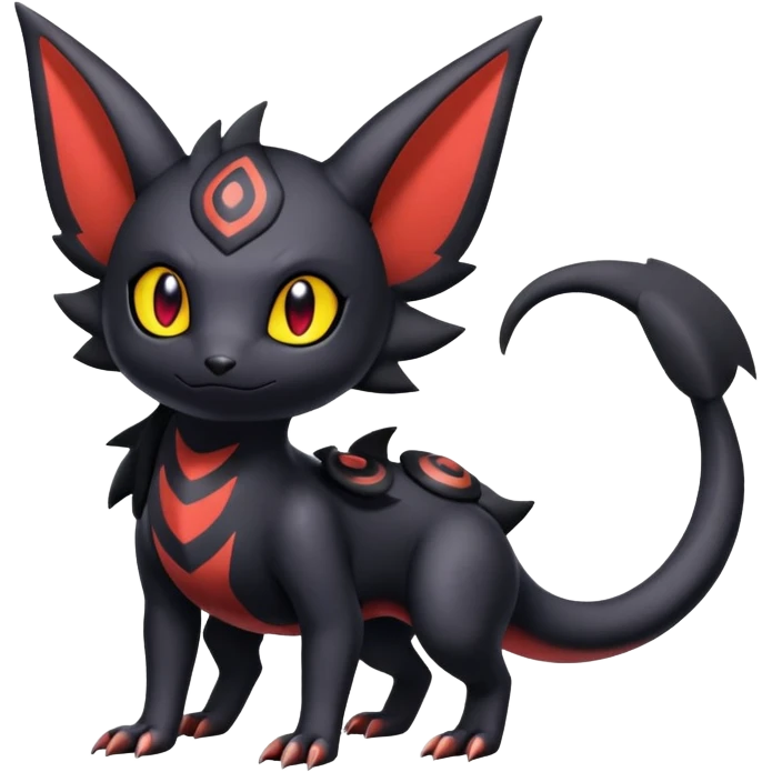 Salandit-Umbreon-Noibat-Litten-Hybrid (Full body) emoji
