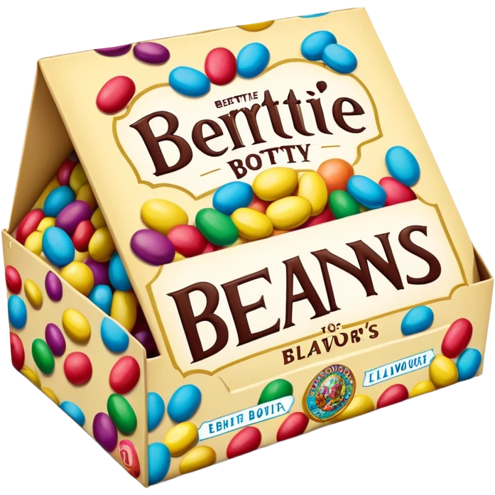 Bertie bott’s every flavour beans box emoji