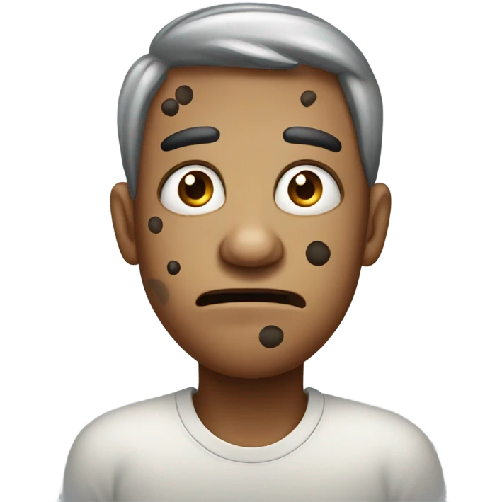 Hypermigmentation meme emoji
