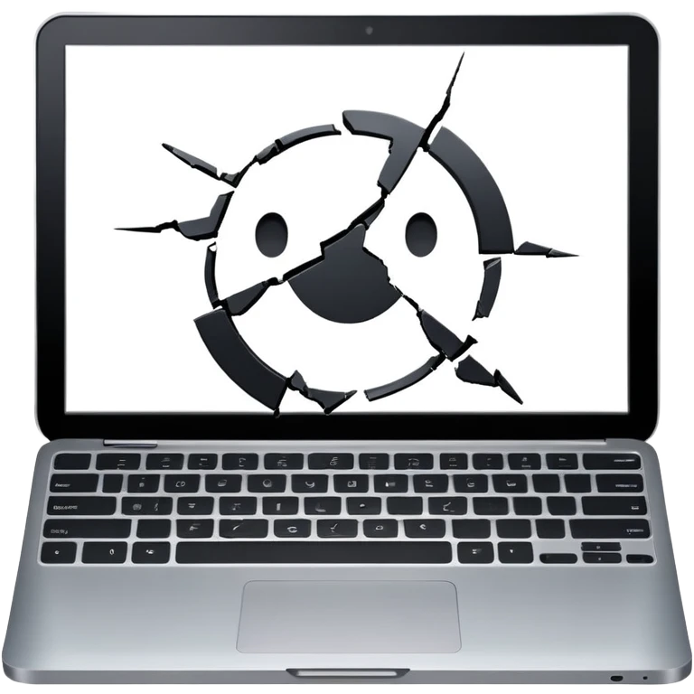 Error on laptop emoji