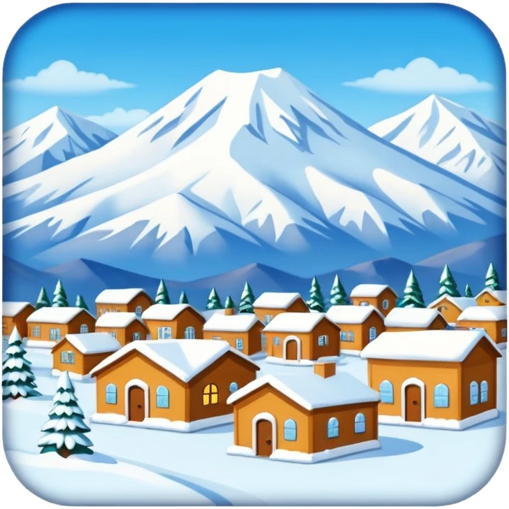 Haz la ciudad de Colorado nevando emoji