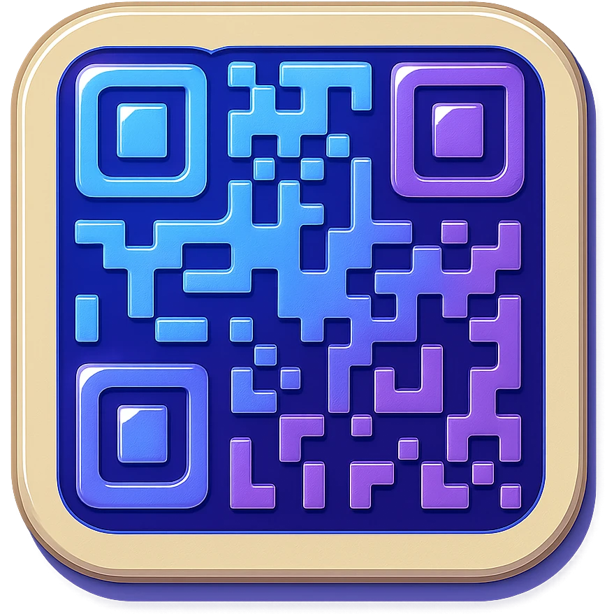 qr code badge emoji