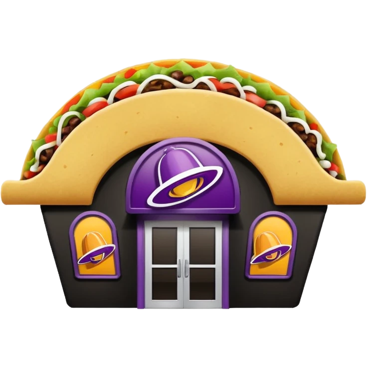 taco bell restaurant  emoji