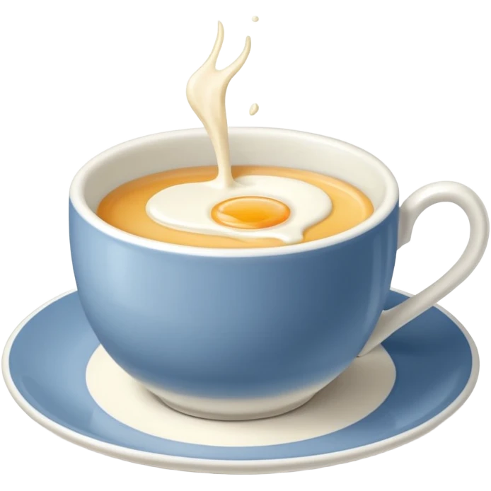 English Breakfast: Teacup with milk















 emoji