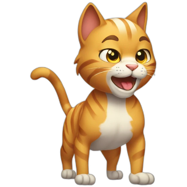 muscular cat emoji