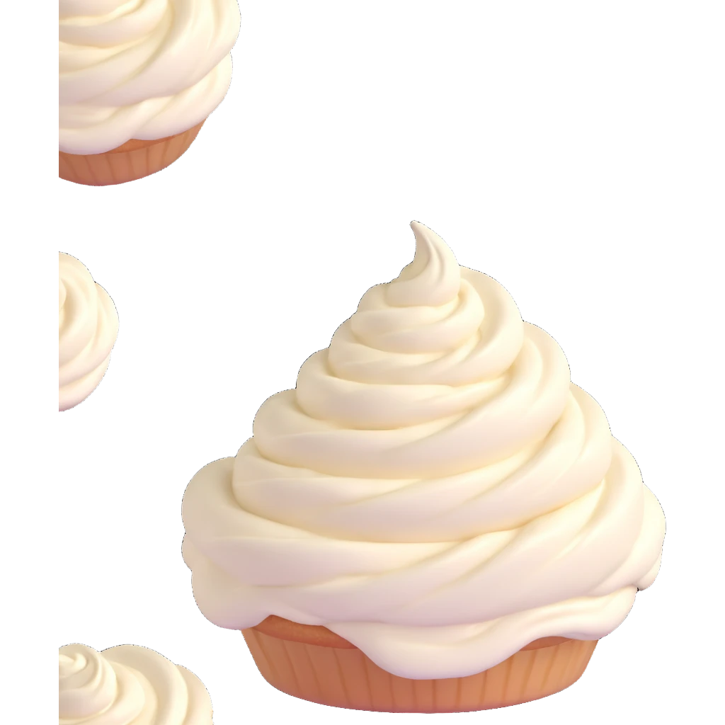 whipped cream swirl emoji