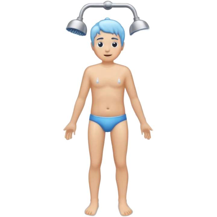 Make a shower with someone in it full body emoji