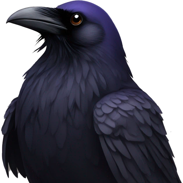 a raven emoji