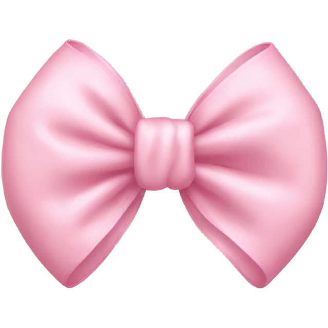 Baby pink bow emoji