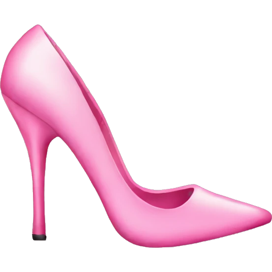 Pink heels dirty martini emoji