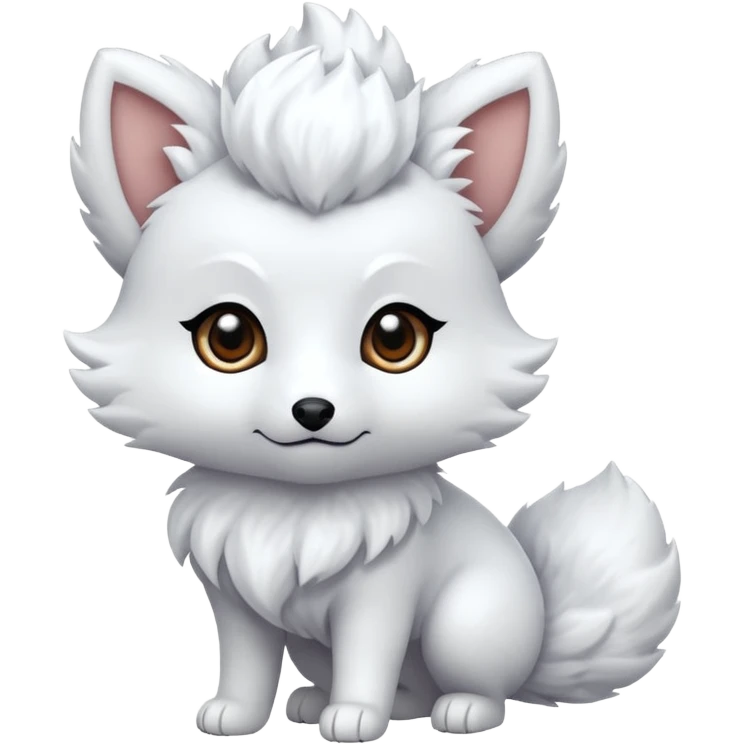 Alolan vulpix (all white) emoji