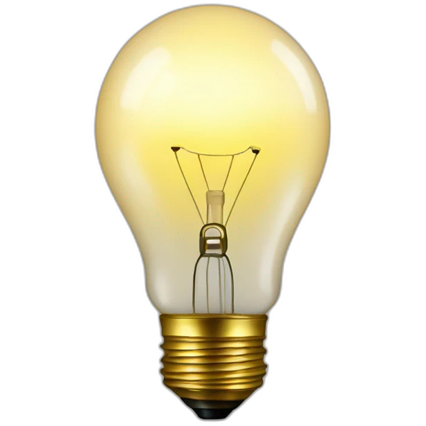 Light bulb emoji