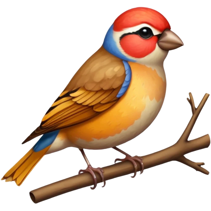 Finch bird emoji
