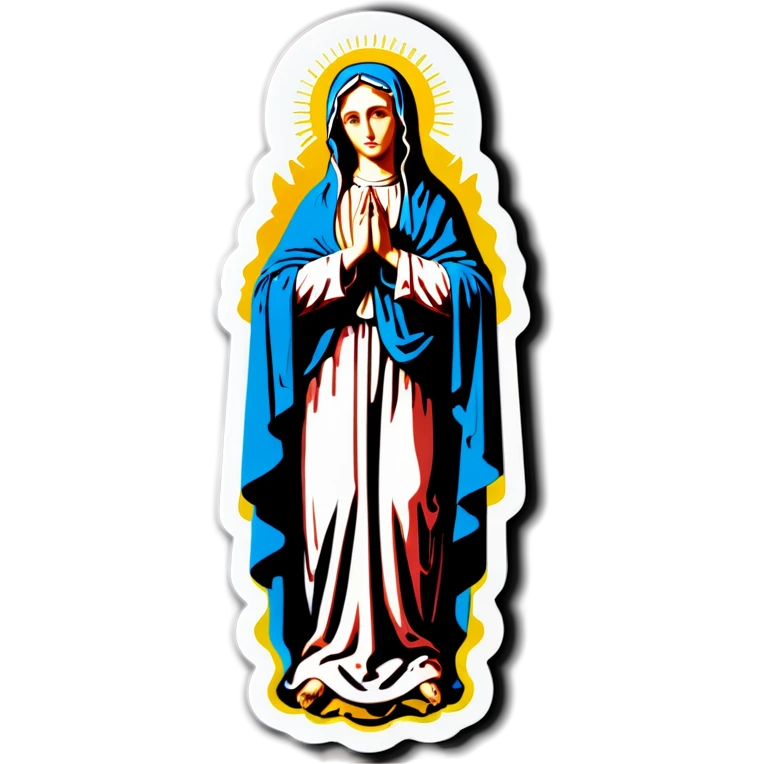Virgin Mary prayer candle  emoji
