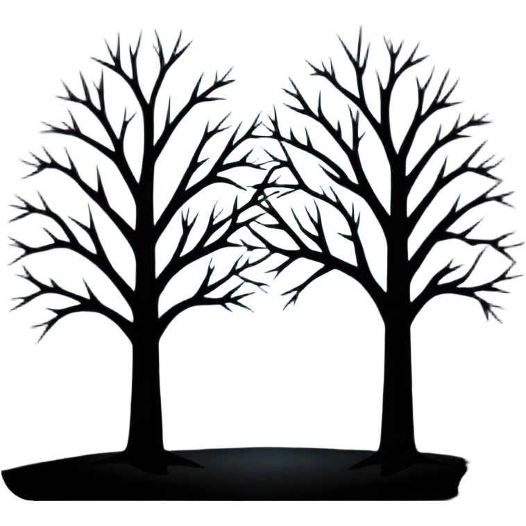 dark trees  emoji