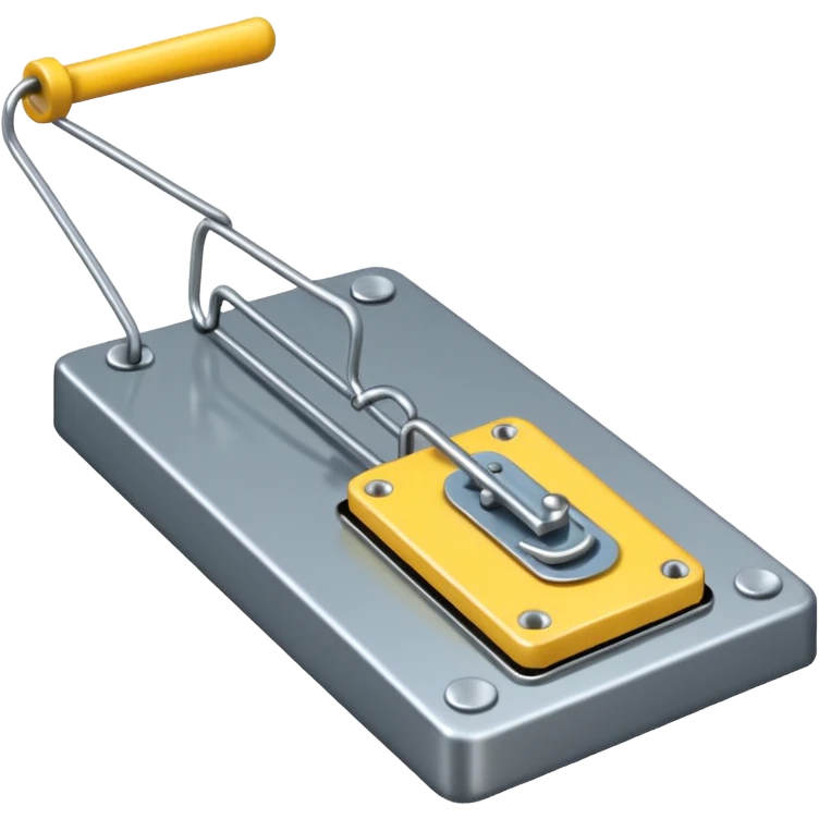 Mousetrap emoji