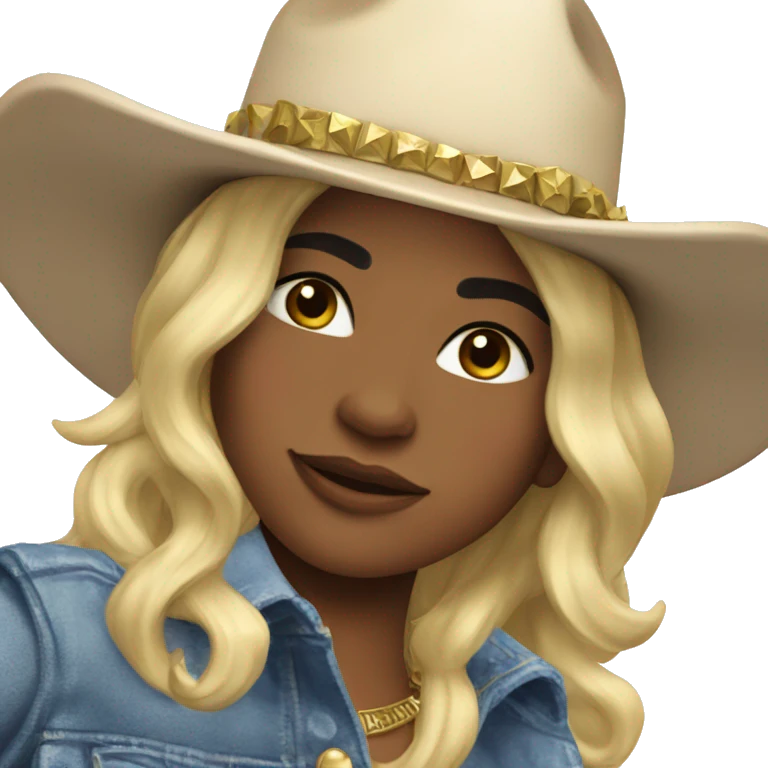 Estrellas tipo disco aesthetic cow girl emoji