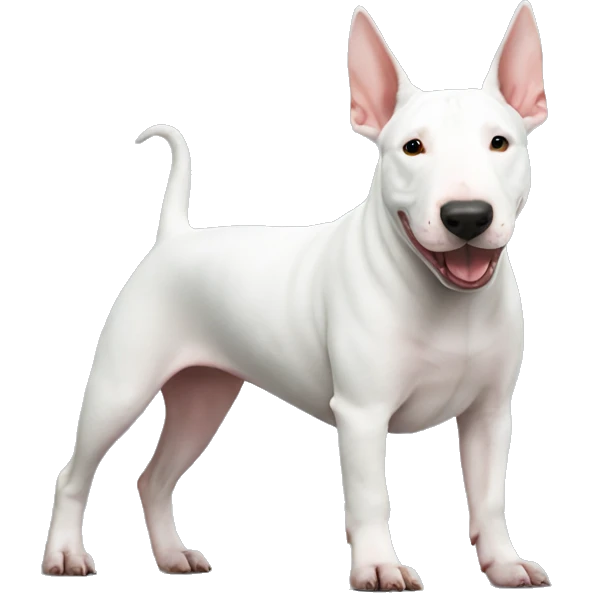english bull terrier i love you  emoji