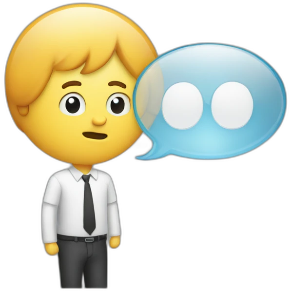 it man with think bubble emoji