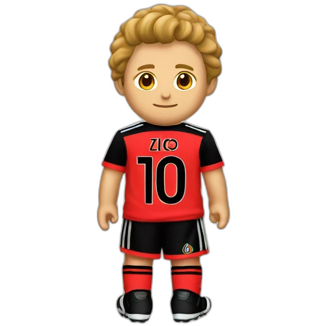 Flamengo number ten zico shirt backwards emoji