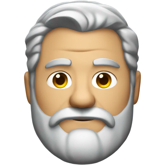 Fat Batman with grey beard emoji