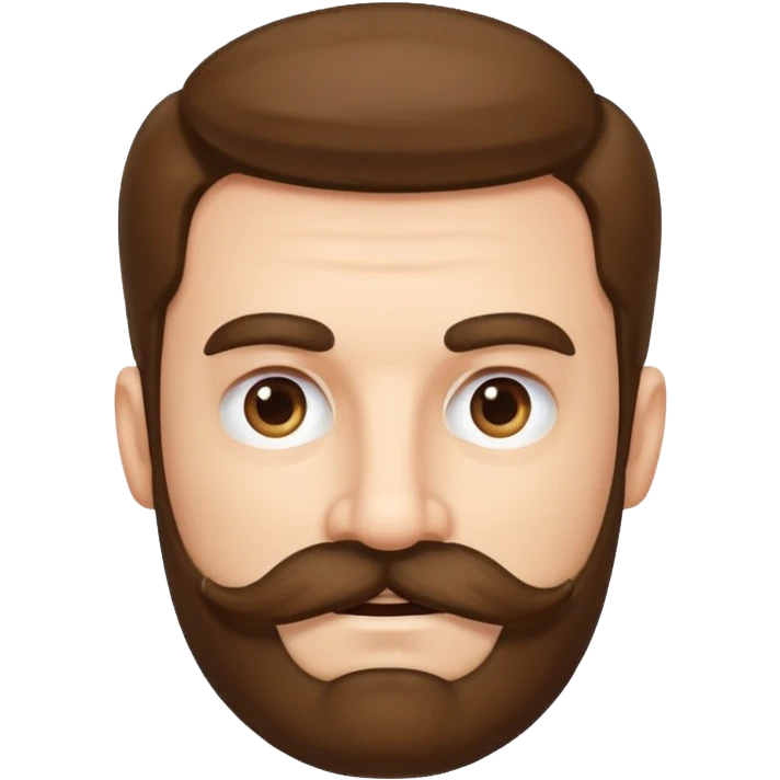 man with really big mustache emoji