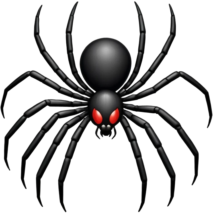 Spider vector emoji