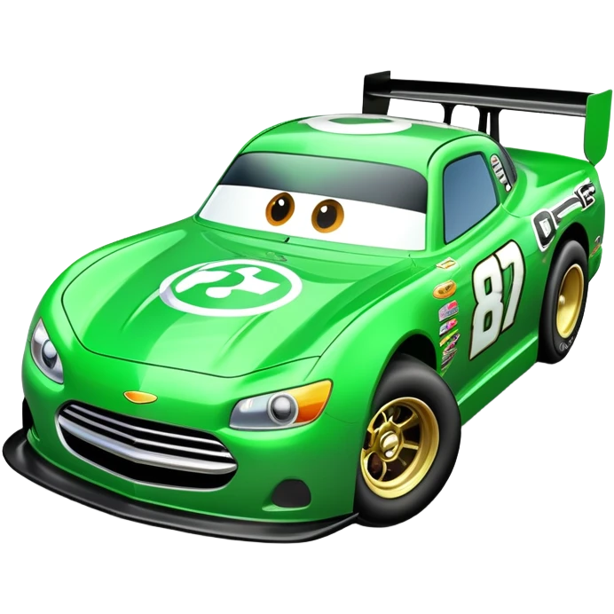 Chick Hicks green race car emoji