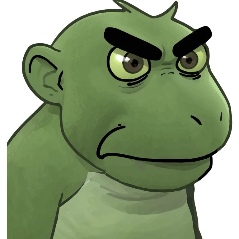 Monkey very very angry emoji
