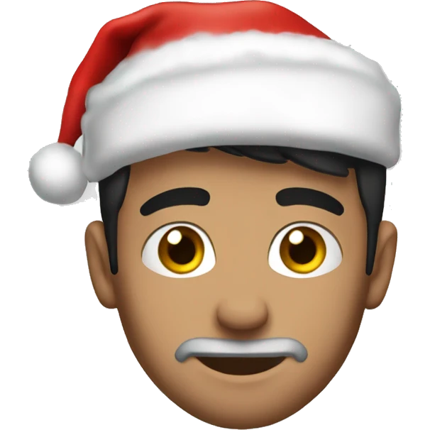 zayn with santa hat emoji