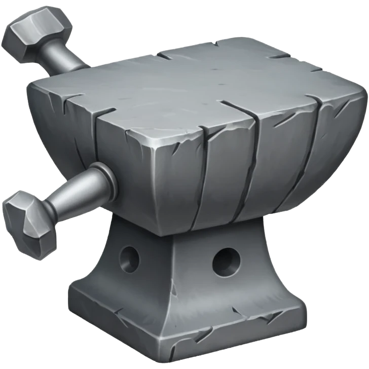 stone anvil emoji