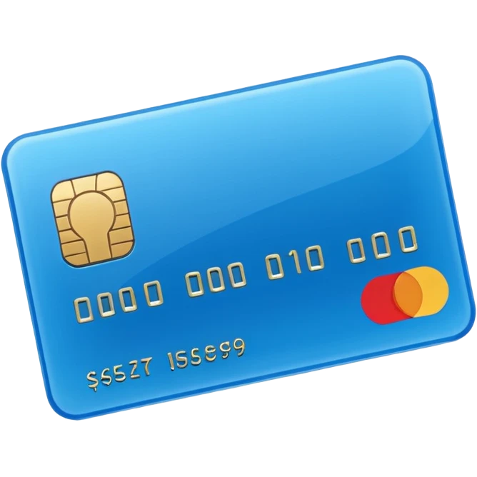 Cartão de crédito emoji