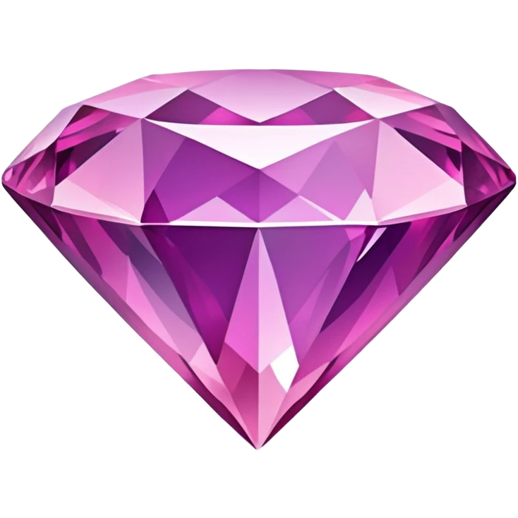 a purple diamond with pink hues emoji