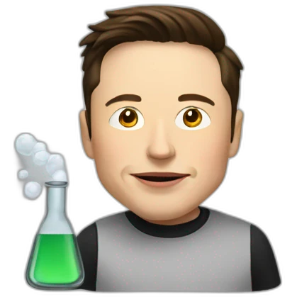 elon musk doing drugs, for educational purposes only, inclusiveness and positive, LGTBQ+ emoji