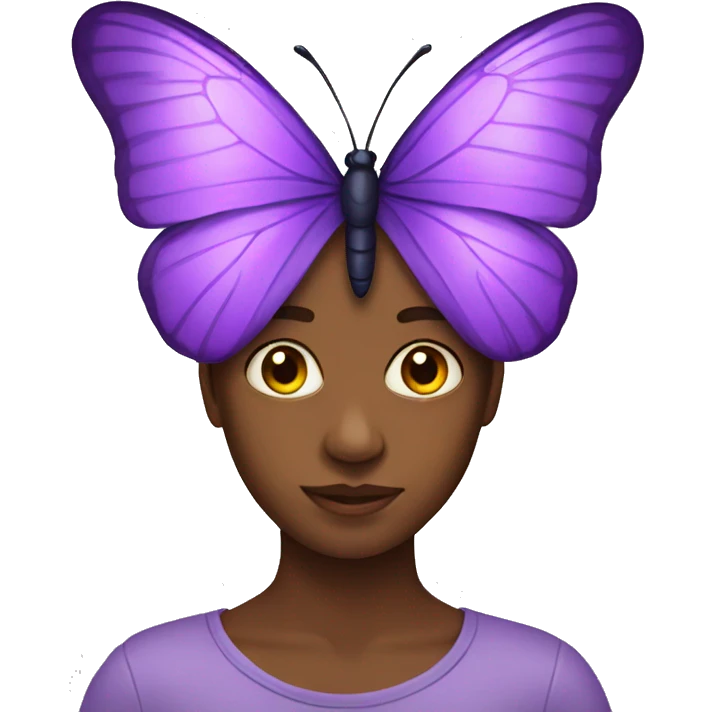 violet butterfly  emoji