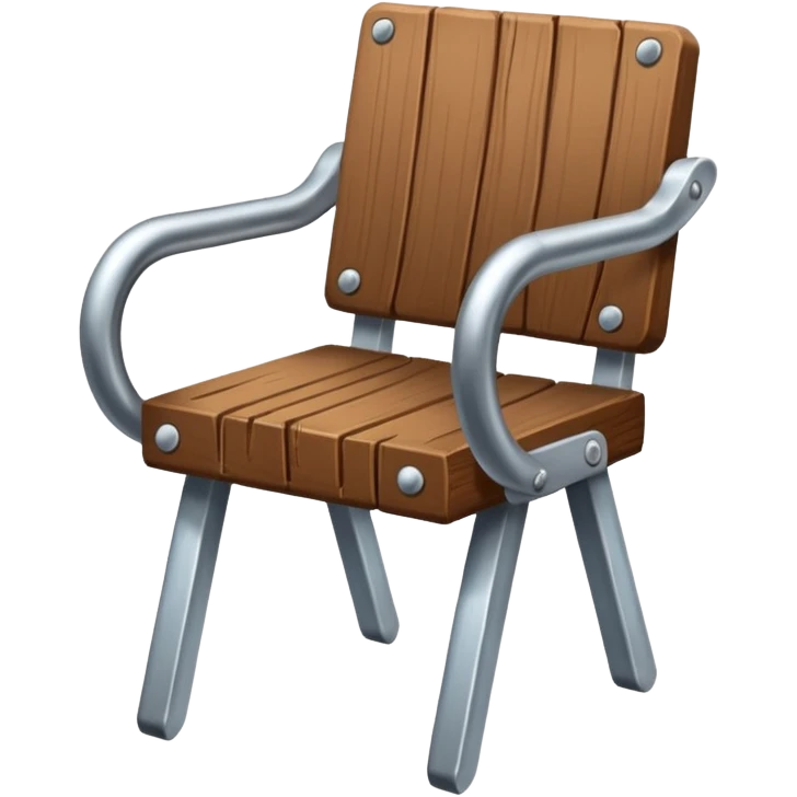 una silla y una mancuerna emoji