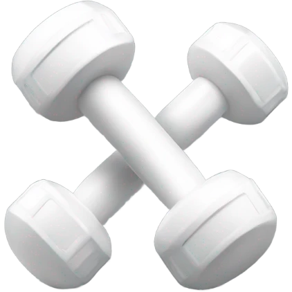 Withe dumbbells emoji