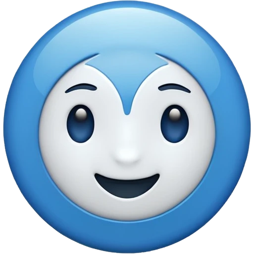 Blue tick  emoji